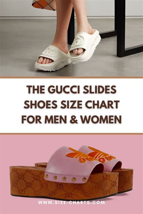 are gucci slides wide|Gucci slides size chart.